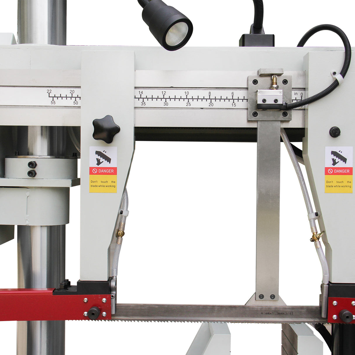 Double Column Band Saw TGK-16, ø400mm-400x400mm Gear Drive Double Column Band Saw with Hydraulic Clamping, Structural Steel Cutting Saw