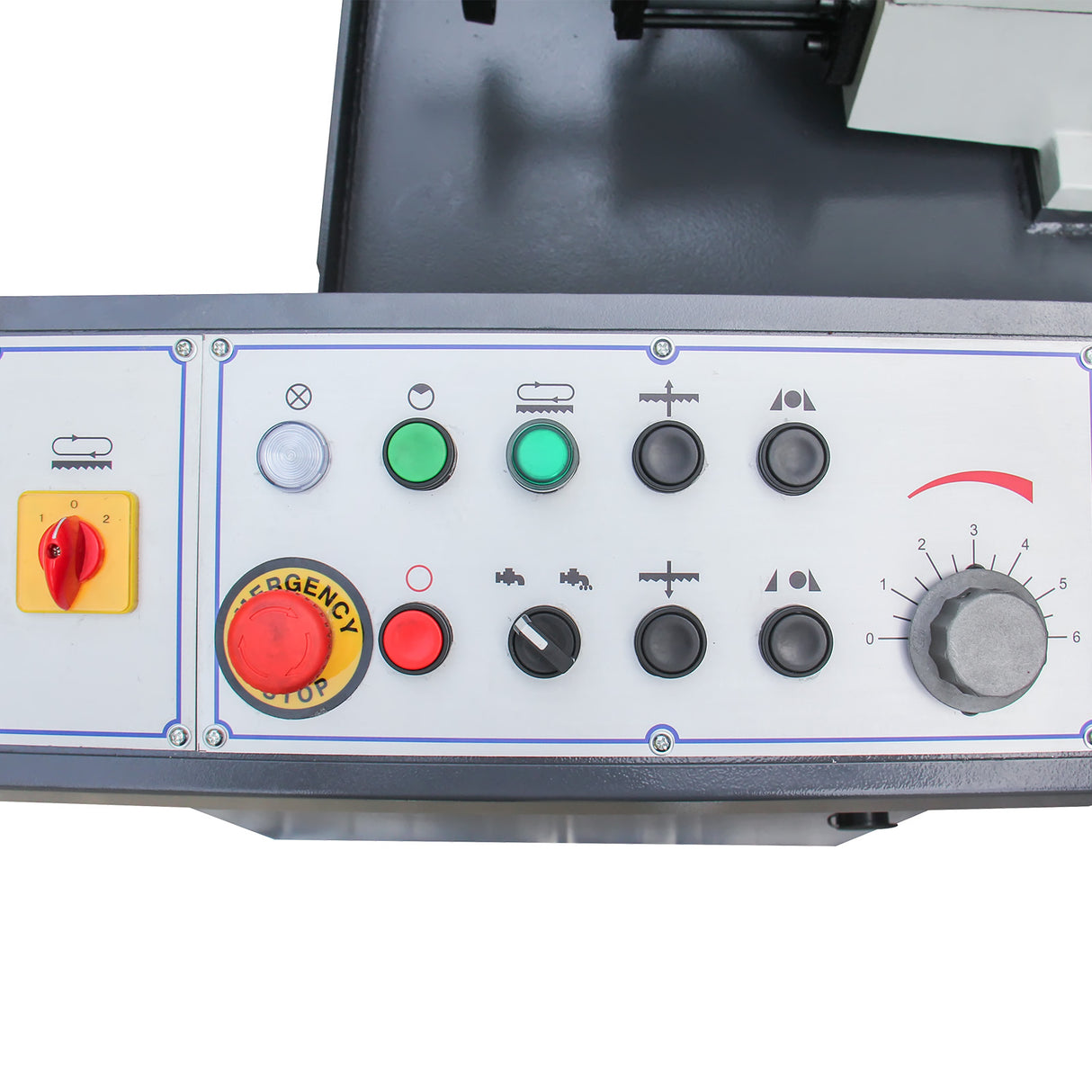 Double Column Band Saw TGK-16, ø400mm-400x400mm Gear Drive Double Column Band Saw with Hydraulic Clamping, Structural Steel Cutting Saw