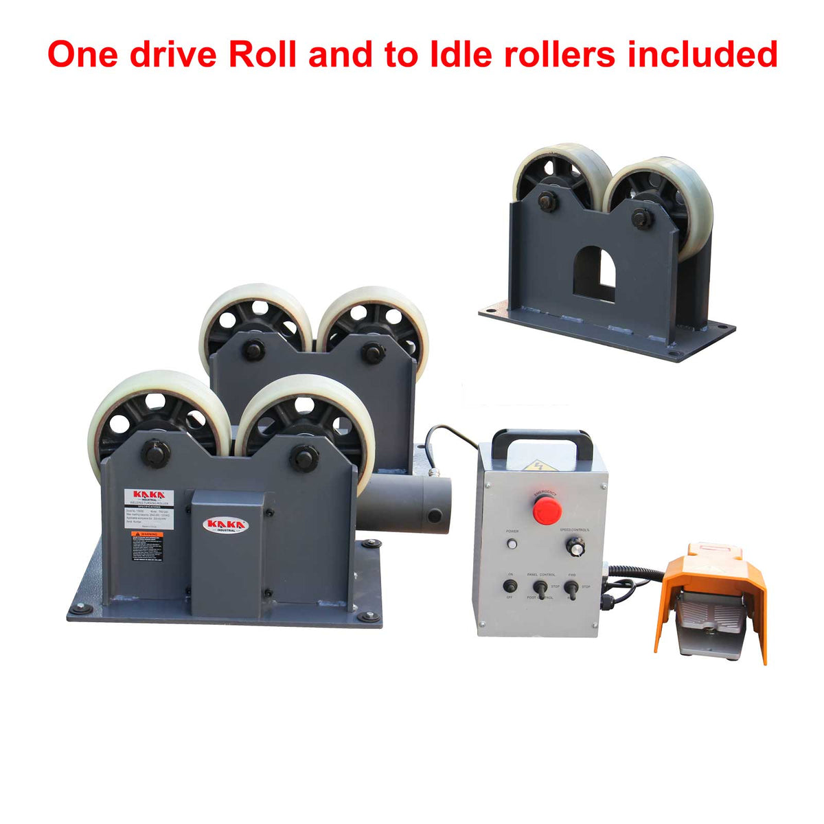 Welding Turn Roller TRS-1200 & Extra Idle Roller