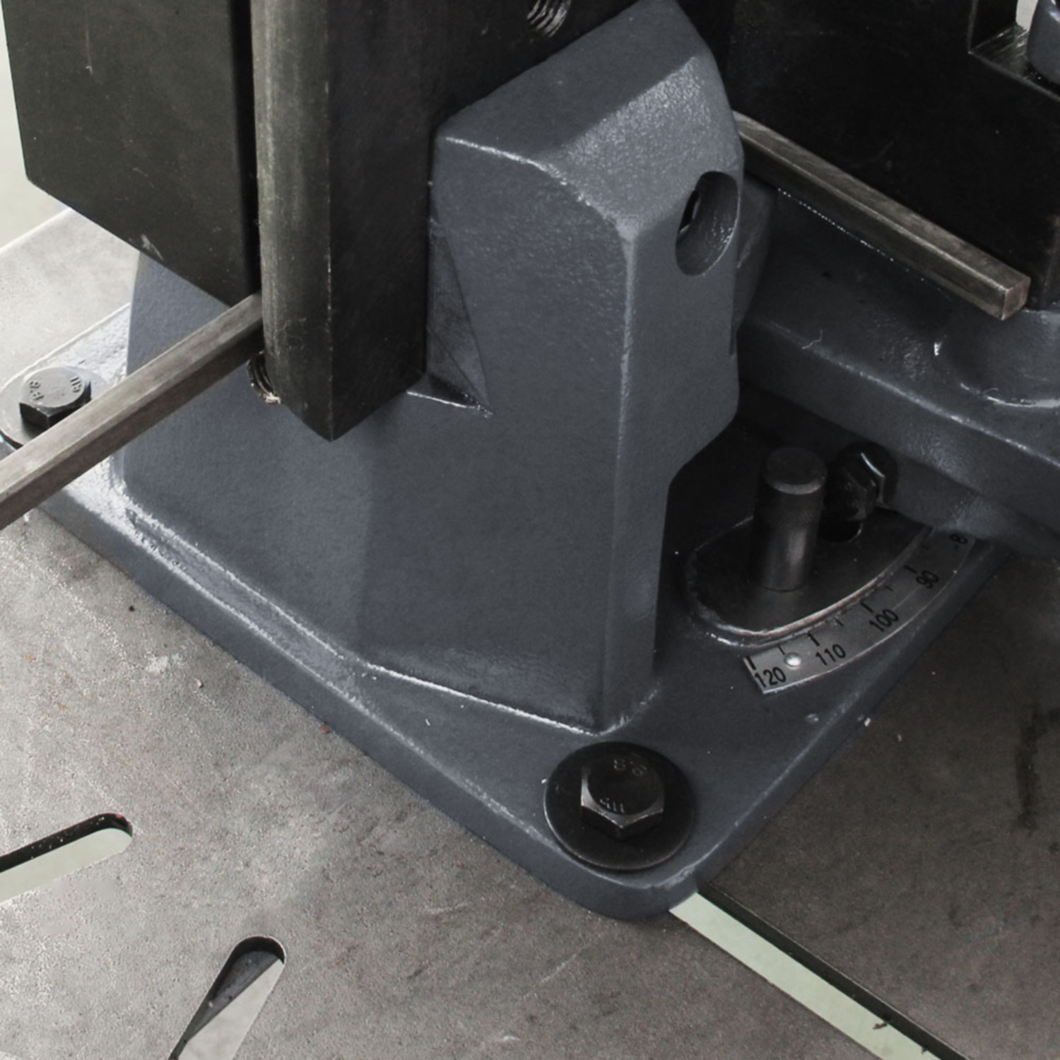 KANG Industrial UB-100 Heavy-Duty Metal Bender, Hot and Cold Strip Steel, Flat Steel, Round Metal Bender