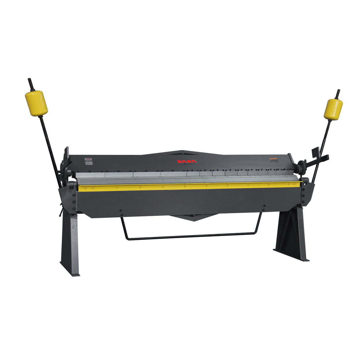 Manual Panbrake Folder W-10012A, Heavy-Duty Pan and Box Brake, 2.5mm Mild Steel Sgeet Metal Bender, High Versatility and Durability Sheet Metal Box Pan Brake
