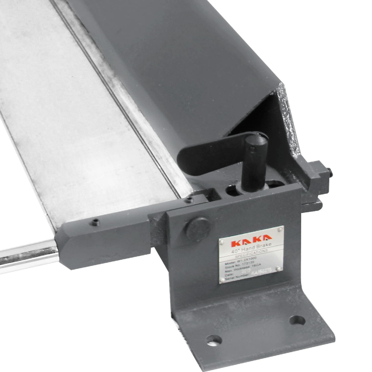 KANG Industrial W-4018 Sheet Metal Bending Brake, 1000mm Length Portable Metal Bender Steel Bender