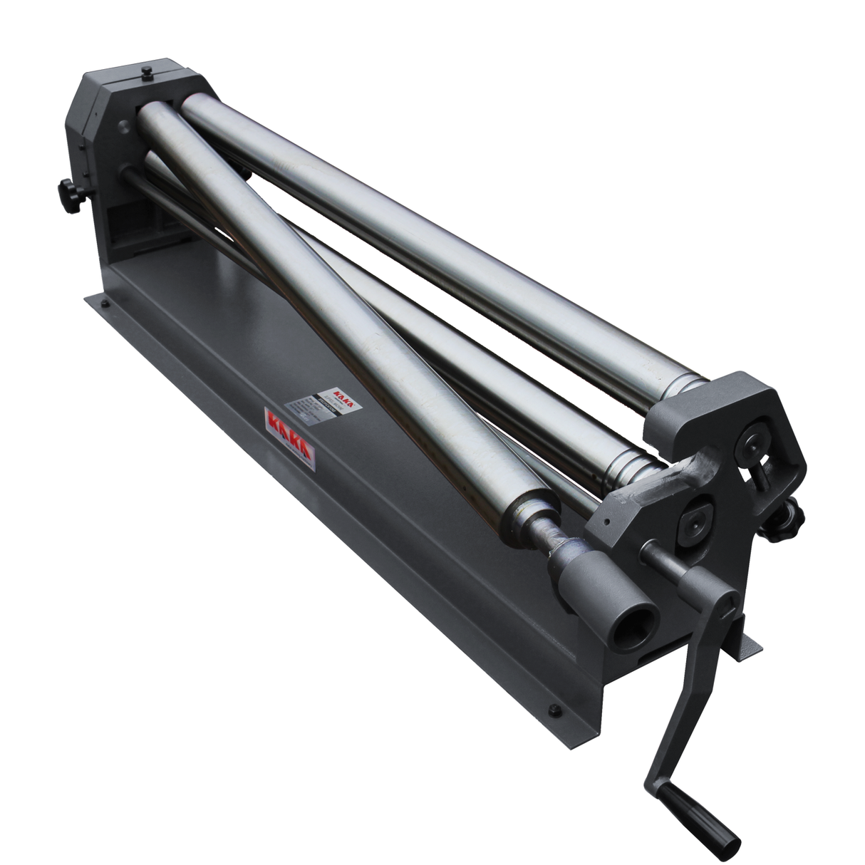 KANG Industrial W01-4022 Manual Sheet Curving Rolls, 1000mm Width Plate Roll Bending Machine