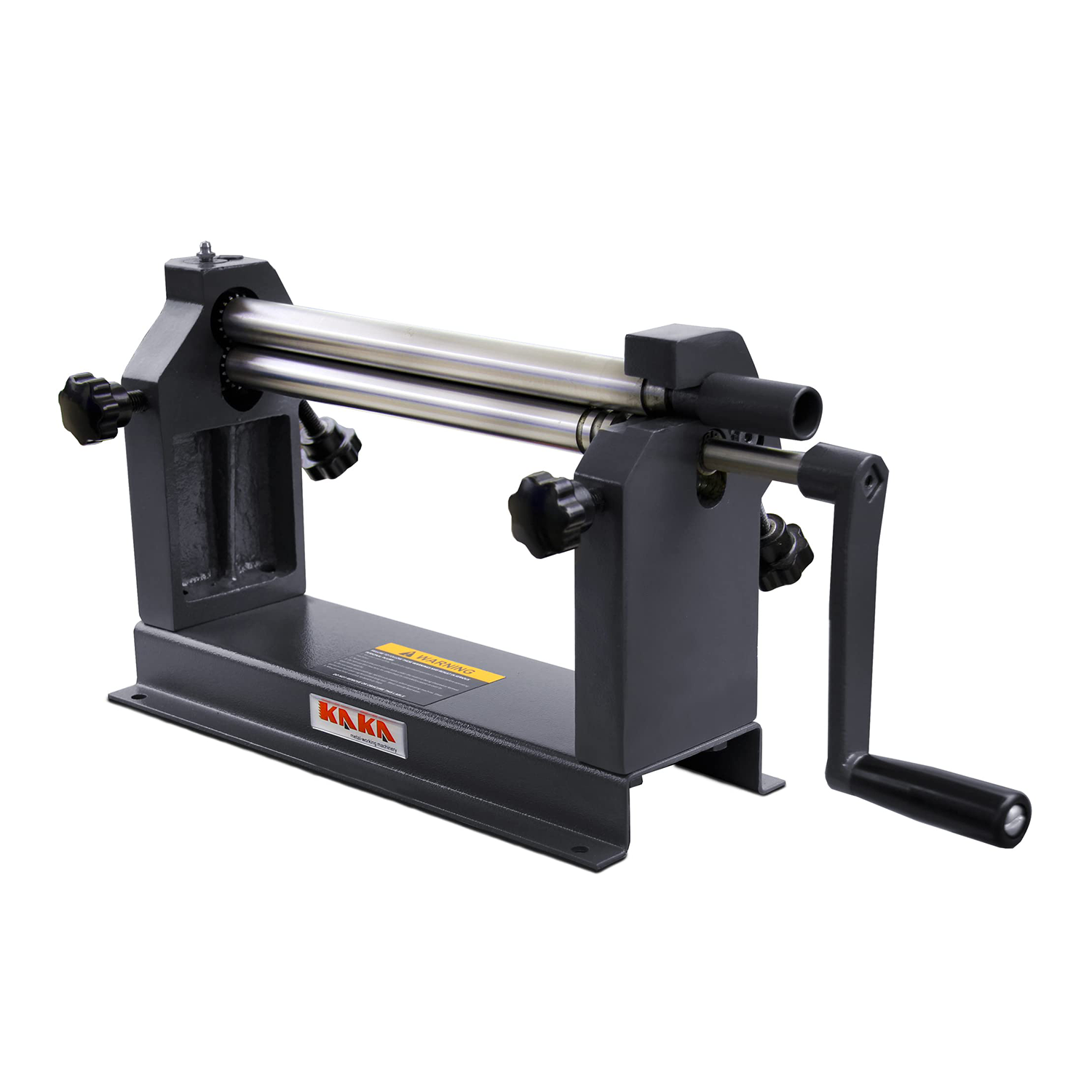 KANG Industrial W01-1222 305x0.8mm Width Manual Plate Curving Rolls, Plate Curve Roller for Workshop