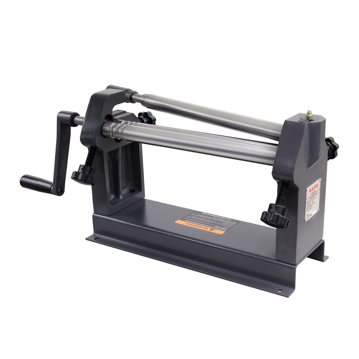 KANG Industrial W01-1222 305x0.8mm Width Manual Plate Curving Rolls, Plate Curve Roller for Workshop