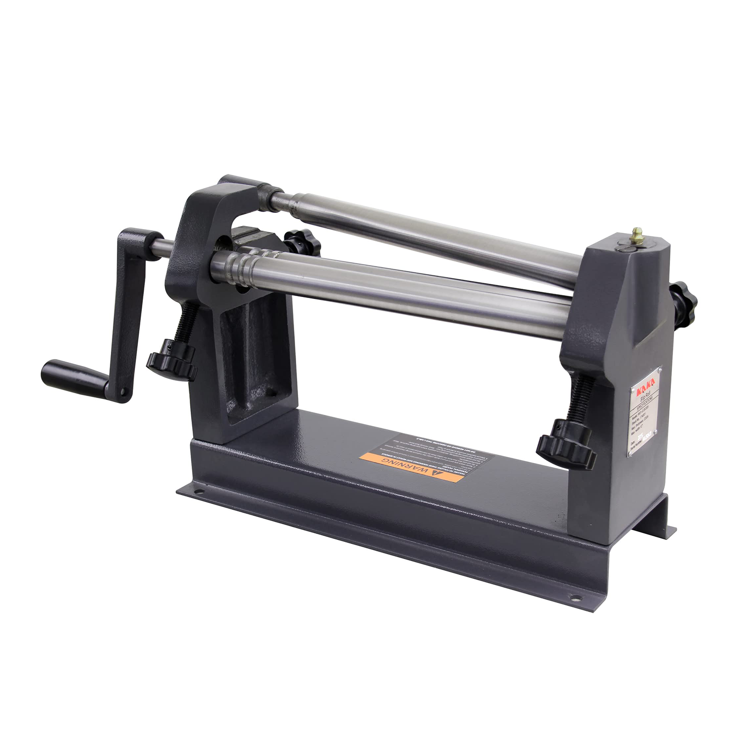 KANG Industrial W01-1222 305x0.8mm Width Manual Plate Curving Rolls, Plate Curve Roller for Workshop