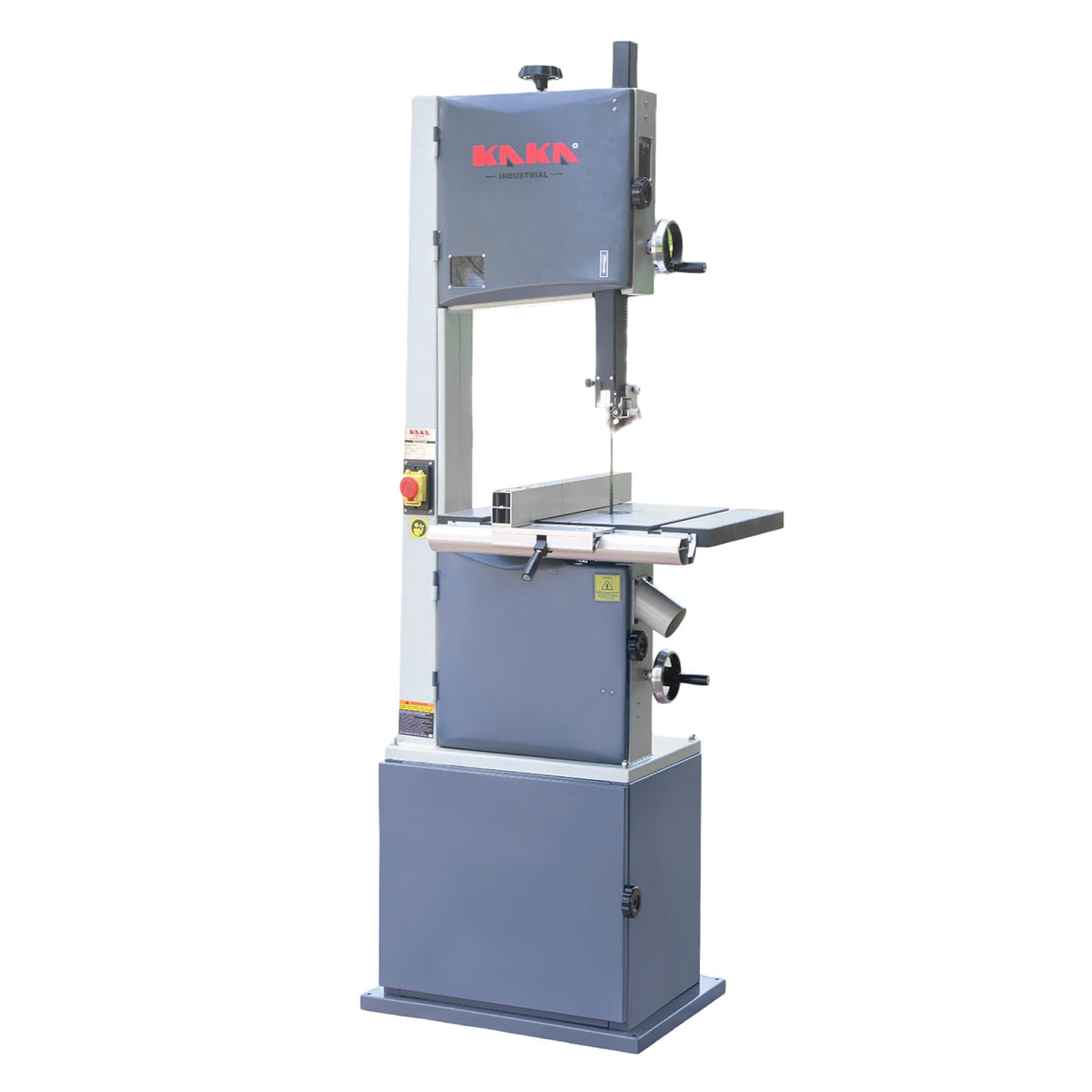 Wood Vertical Band Saw WBS-14, 240V Motor Saw Cutting Machine with Storage Cabinet Base