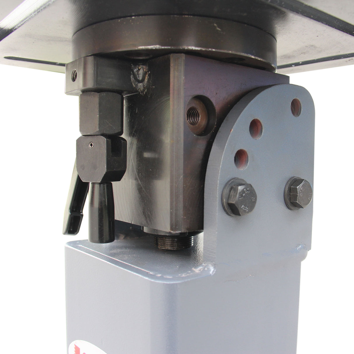 Manual Welding Positioner WP300SM Pedestal Rotary Table for Welding, Adjustable Table Height, Table Horizontal & Vertical Position