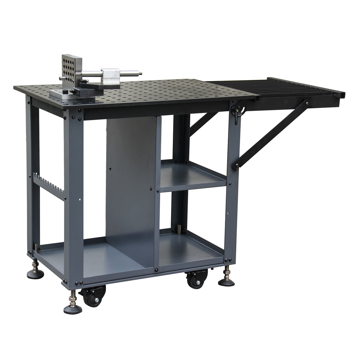 Kang Industrial WT-36x24 Welding Trolley, 910x610 mm 2D Steel Welding Table, 680kg Loading