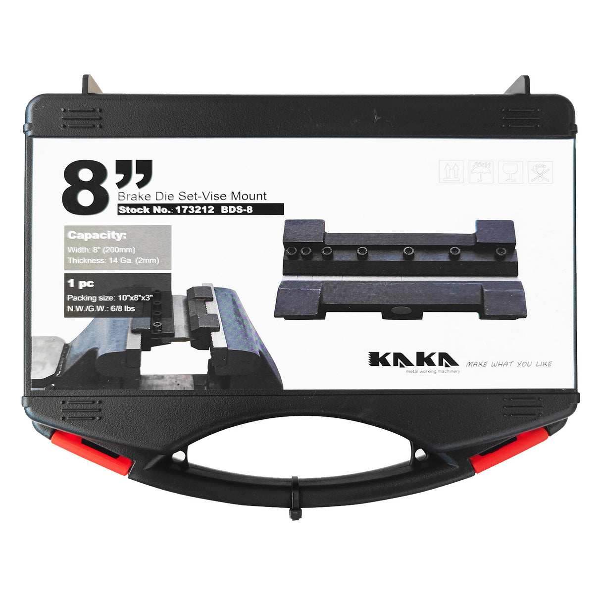 KANG Industrial BDS-8 200mm Mount Metal Brake, Bender Attachment Bending Sheet Metal Vice Brake