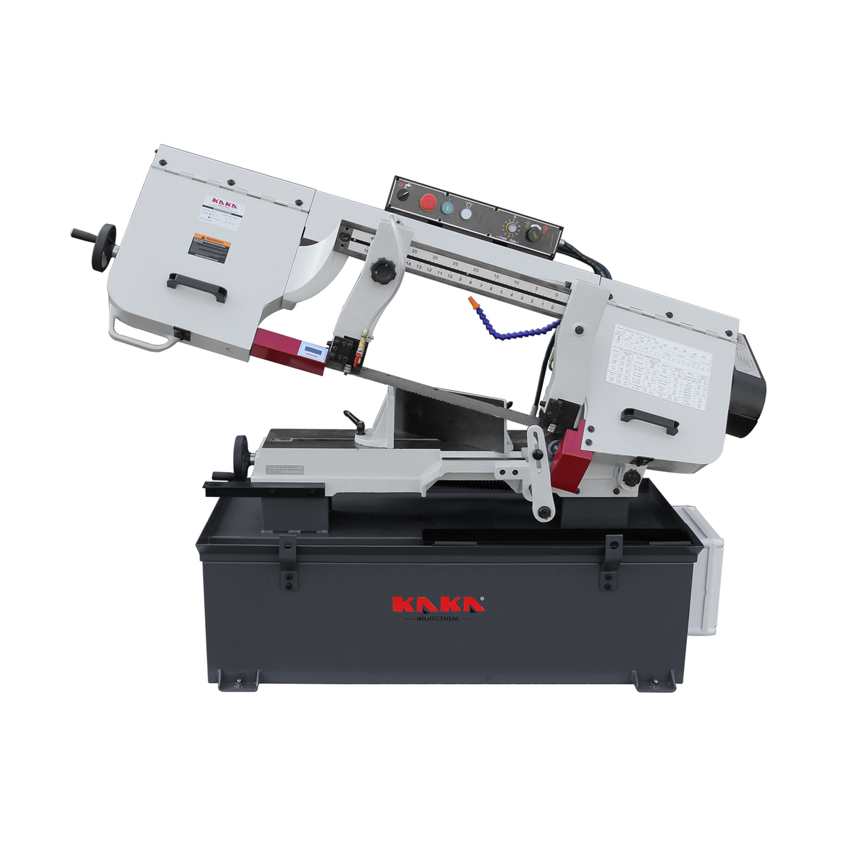 KANG Industrial BS-1018B, 254mm Horizontal Bandsaw Metal Cutting Band Saw, Horizontal  High Precision Band Saw, 240V Motor