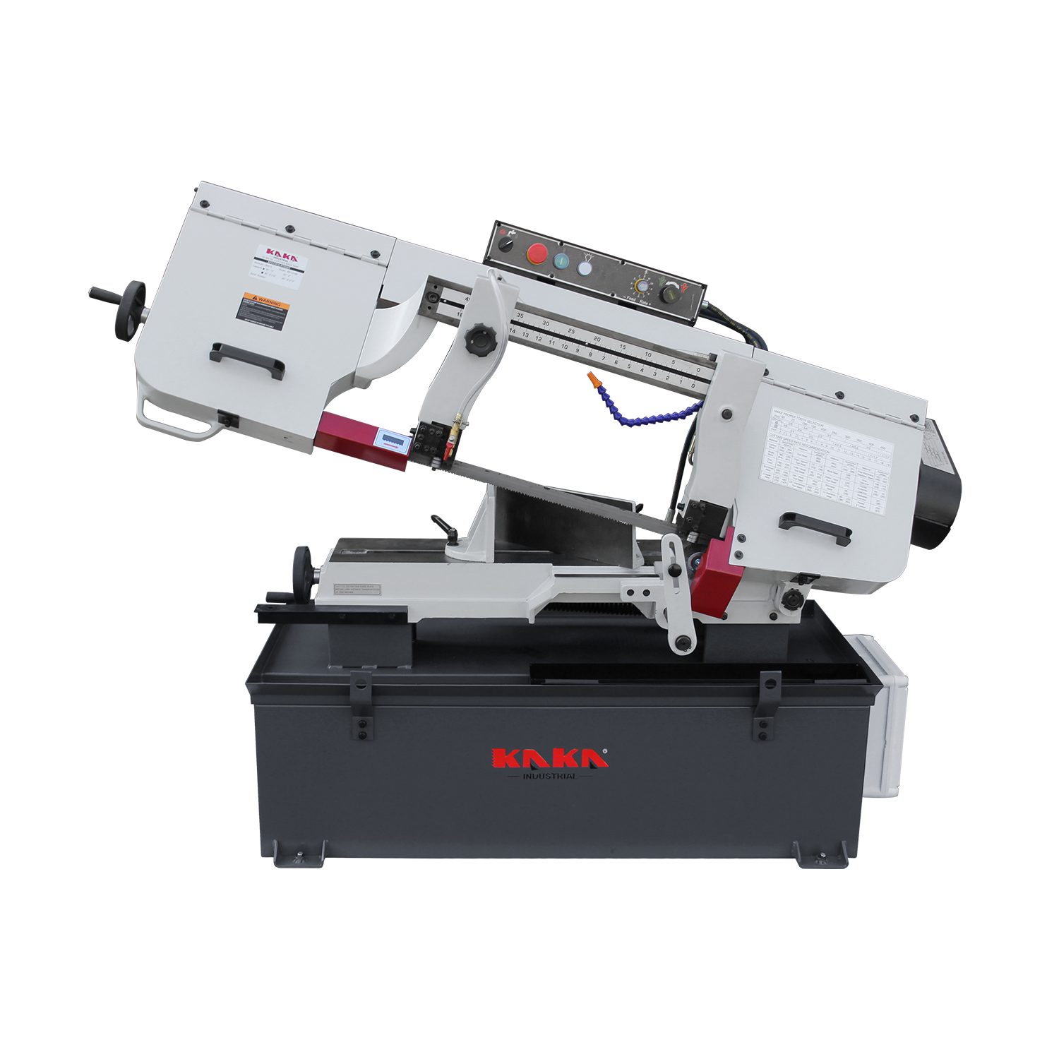 KANG Industrial BS-1018B, 254mm Horizontal Bandsaw Metal Cutting Band Saw, Horizontal  High Precision Band Saw, 240V Motor