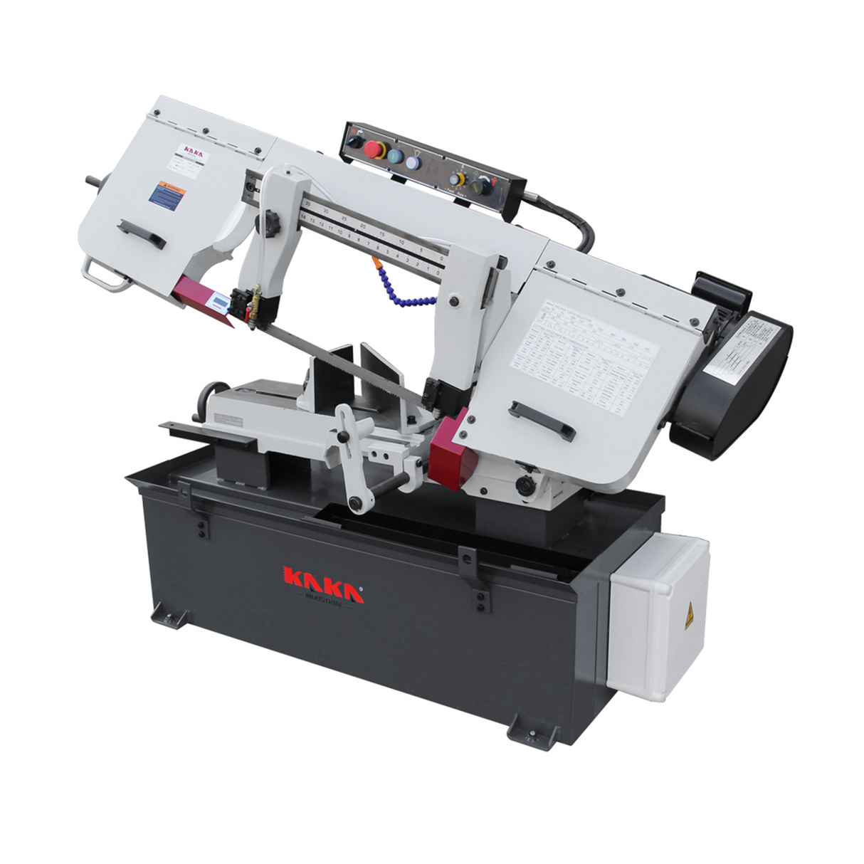 KANG Industrial BS-1018B, 254mm Horizontal Bandsaw Metal Cutting Band Saw, Horizontal  High Precision Band Saw, 240V Motor