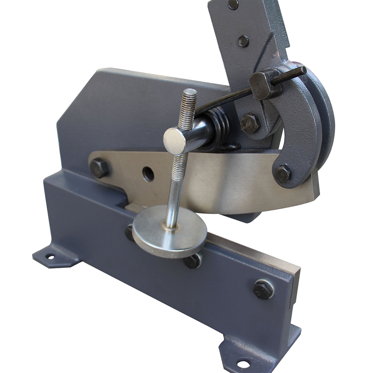 KANG Industrial HS-6 150mm Sheet Metal Plate Shear, Mounting Type Metal Shear, For Cutting Sheets and Bars, High Precision Manual Hand Plate Shear