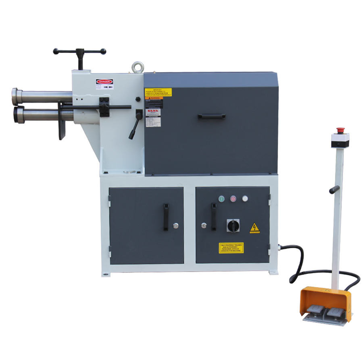 KANG Industrial ETB-25 Electric Sheet Metal Bead Bending Machine, Heavy Duty Bead Bending Machine with Four Standard Dies, 415V/3PH Motor
