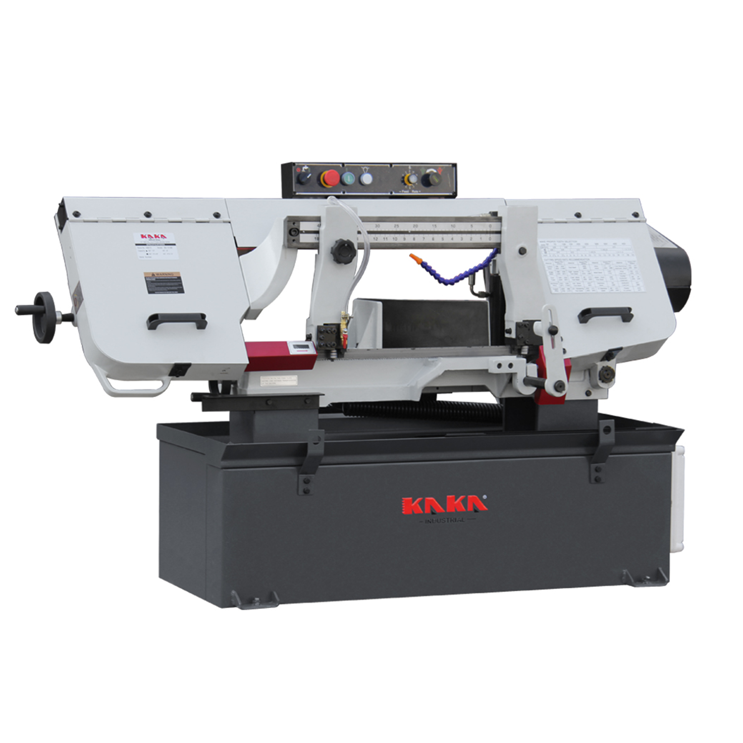 KANG Industrial BS-1018B, 254mm Horizontal Bandsaw Metal Cutting Band Saw, Horizontal  High Precision Band Saw, 240V Motor
