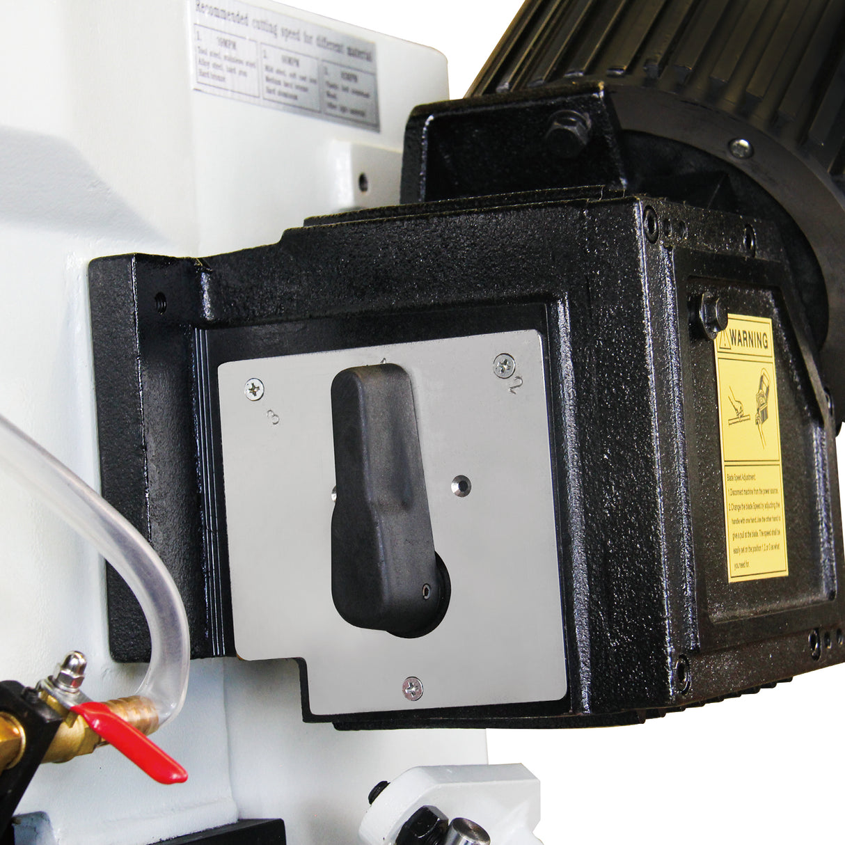 KANG INDUSTRIAL BS-912GR, Gear Drive Band Saw, 229 mm Round Bar Cutting Saw Machine with 3 Cutting Speed, 240V Power