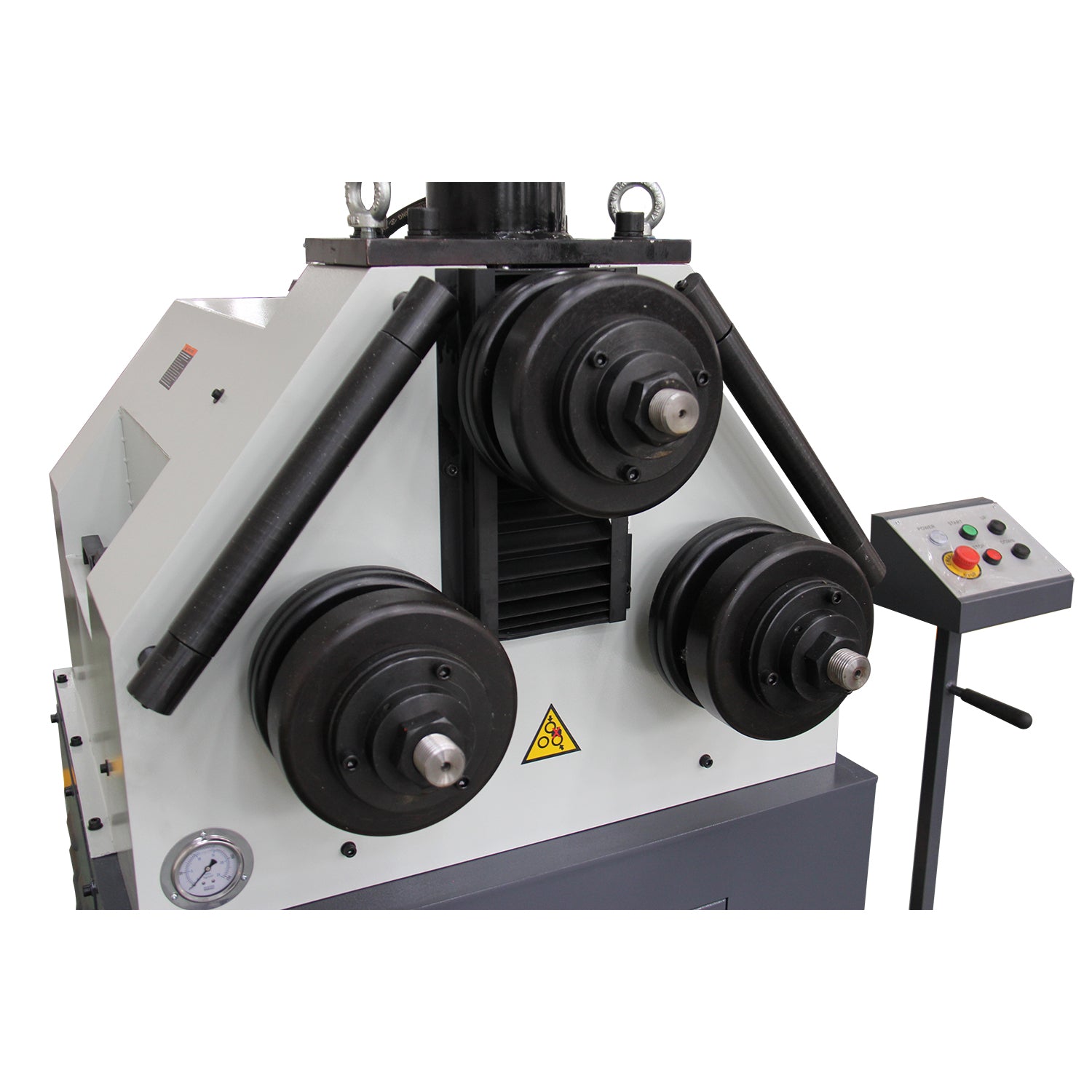 Kang Industrial HRBM65H Heavy Duty Section & Profile Rolling Machine, Vertical and Horizontal Rolling Machine 415V Motor