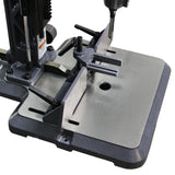 Sturdy cast iron body provides exceptional stability for accurate cuts
