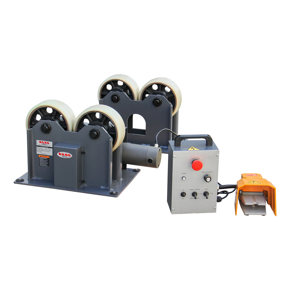 KANG Industrial TRS1200 Motorised Welding Turning Roller, 1200kg Loading Capacity, 20-800mm Diameter Welding Positioner