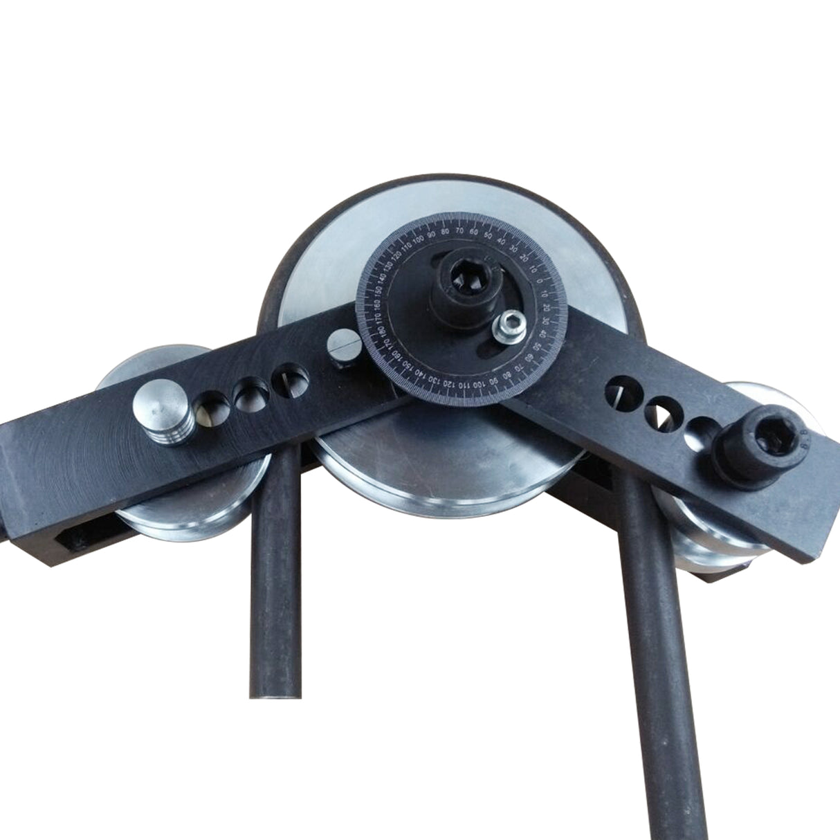 KANG Manual Tube Bender 180° Bends up to 1" Incl. 3/4"×2.5" Die & Degree Wheel