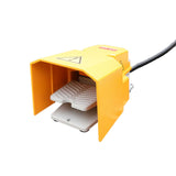 Singal Pedal Foot Switch, 1 NO/1 NC, 15A 240V Pedal Switch with Aluminium Cover