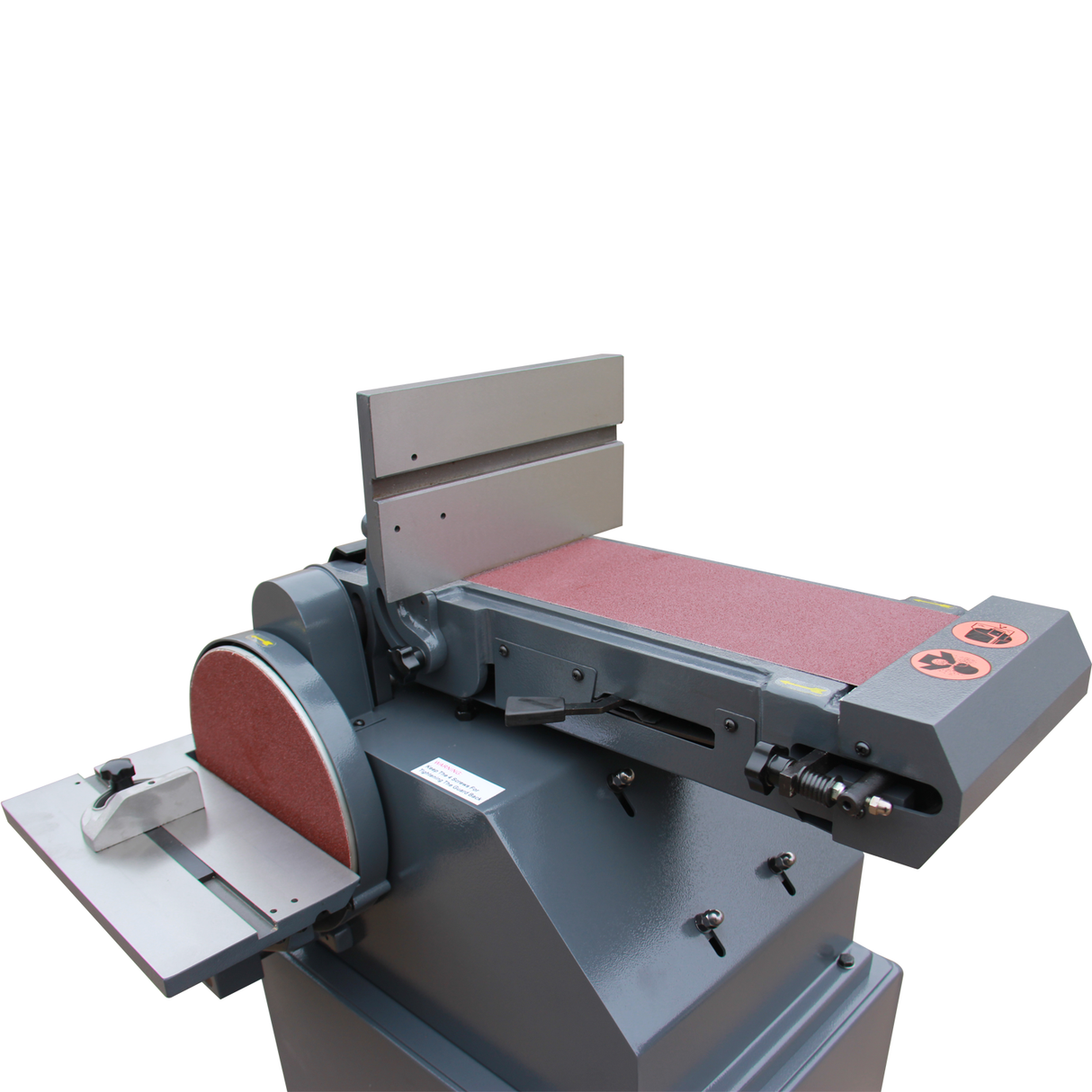 Versatile Design: The belt sander can be used horizontally and vertically, making it perfect for a variety of projects.