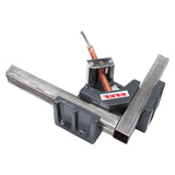Angle Clamp AC-100, Solid Construction, 90 Degree Welding Angle Clamp, Heavy-Duty Cast-Iron Angle Clamp Vice