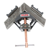 Angle Clamp AC-100, Solid Construction, 90 Degree Welding Angle Clamp, Heavy-Duty Cast-Iron Angle Clamp Vice