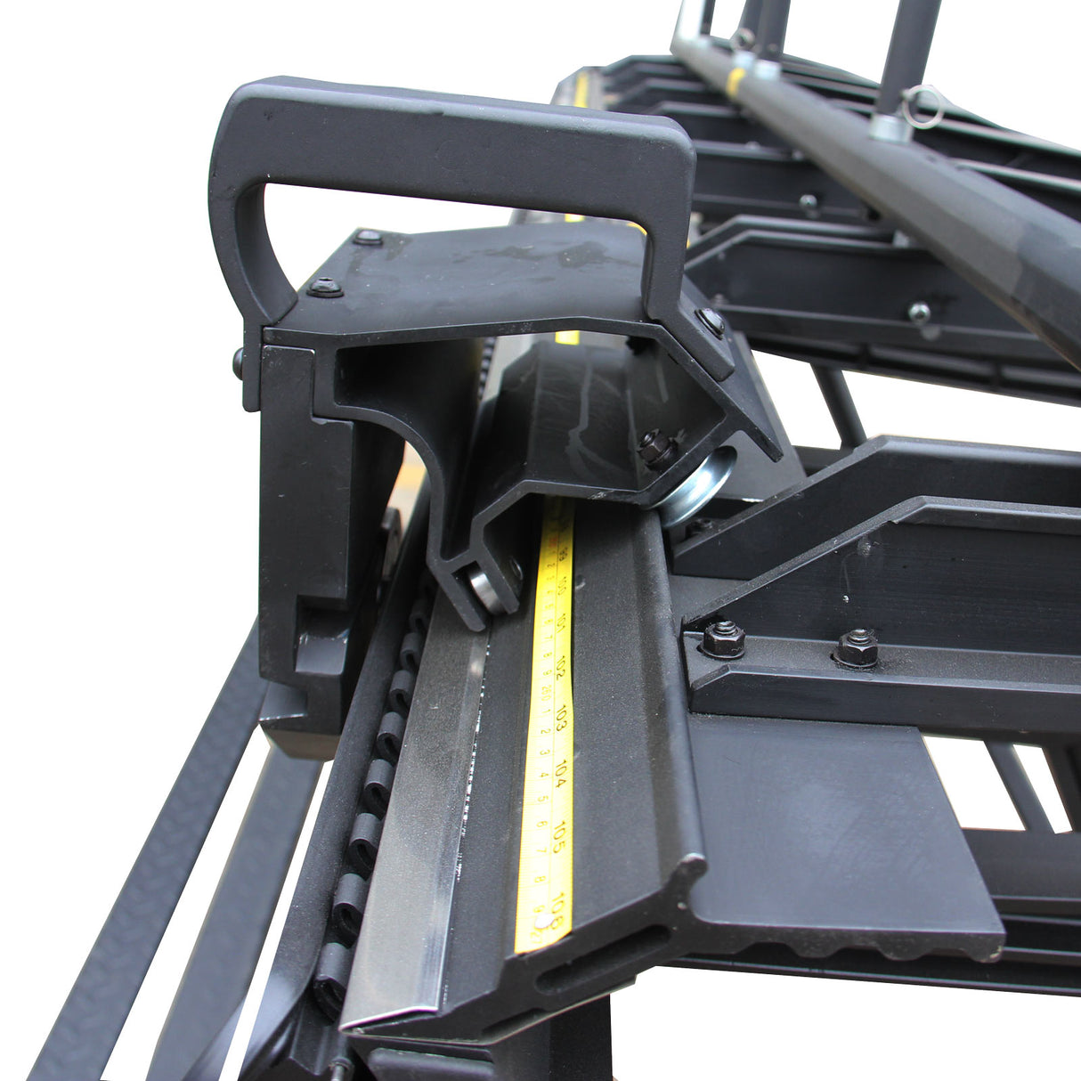 Siding Brake ALB-102,  Portable Thin Plate Bending Brake, 2600mm Width, With a Roller Knife to Cut Sheet
