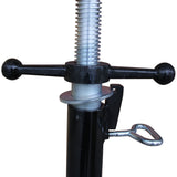 Welding Pipe Stand APJ-2 C/W V-Head Ball Transfer Support,  710-1300 Height Adjustable Foldable Pipe Jack