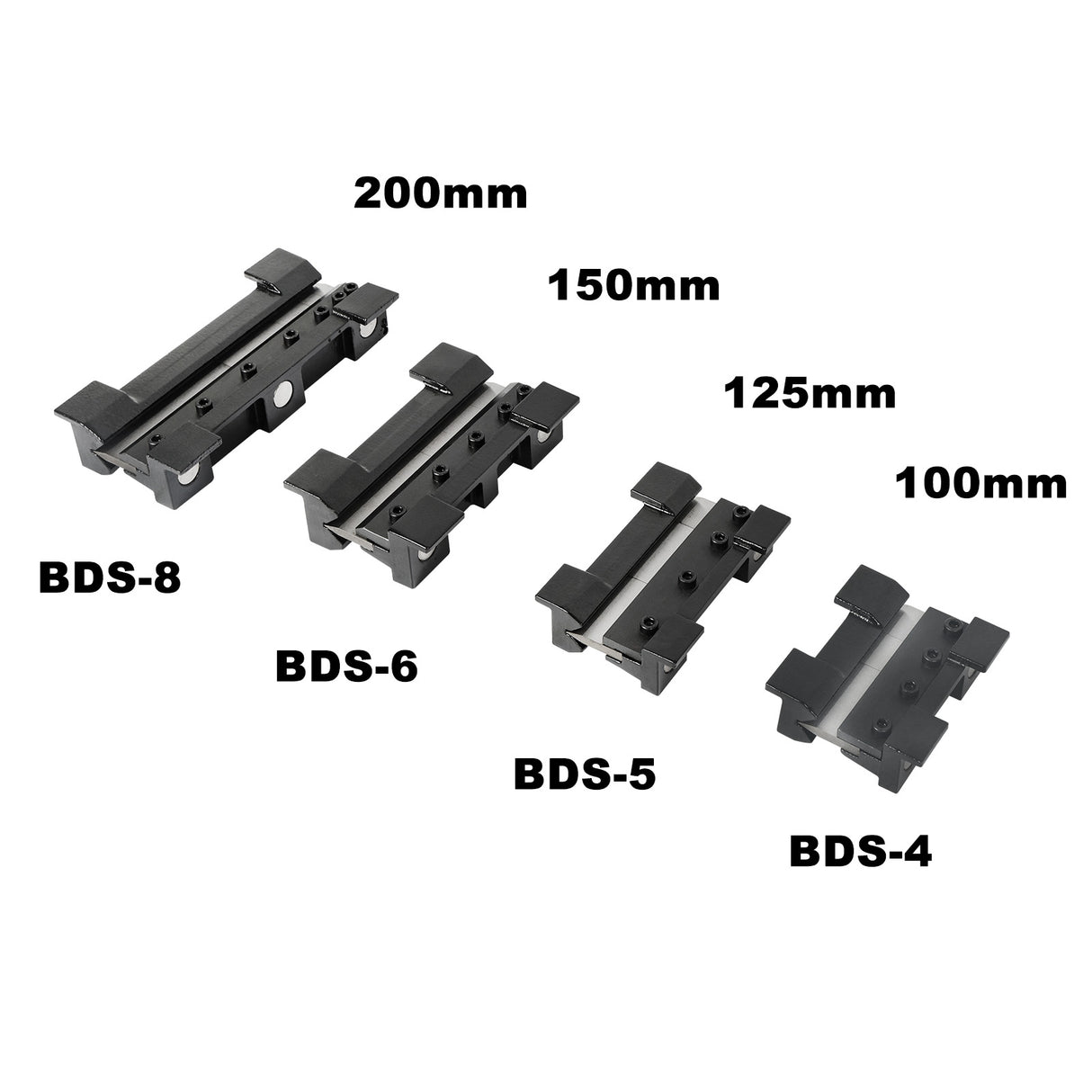 100mm Vice Metal Bending Brake BDS-4, Magnetic Sheet Metal Bender 2mm Capacity