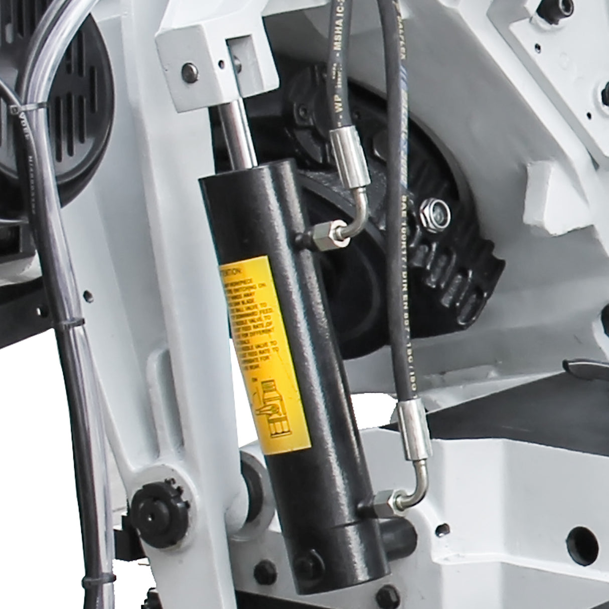 Metal Band Saw BS-1018B, 254mm Horizontal Bandsaw Metal Cutting Band Saw, Horizontal  High Precision Band Saw, 240V Motor