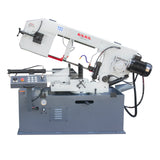 Semi-Auto Metal Cutting Band Saw BS-1810GC, Gear Drive Dual Mitre Metal Cutting Bandsaw, 330mm Cutting Capacity for Structural Steel Cutting