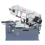 Semi-Auto Metal Cutting Band Saw BS-1810GC, Gear Drive Dual Mitre Metal Cutting Bandsaw, 330mm Cutting Capacity for Structural Steel Cutting