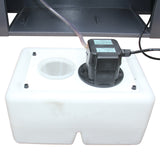 Metal Cutting Saw BS-912B Horizontal Bandsaw, 178mmx305mm Metal Cutting Saws, 4 Steps Blade Speeds Metal Band Saw, 240V Power