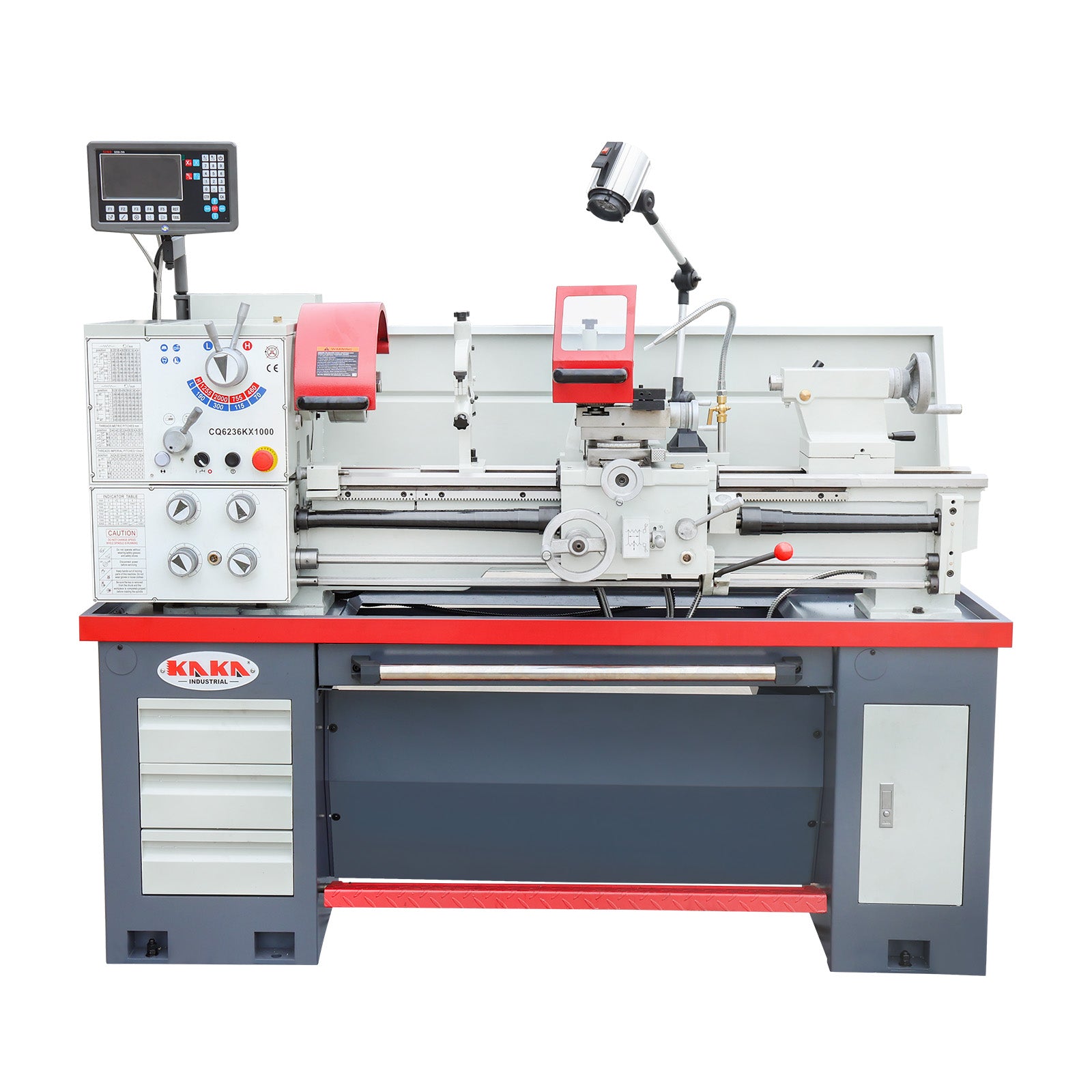 Kang Industrial CQ6236Kx1000 Center Lathe, 51mm Bore Dia., 1000mm Cent
