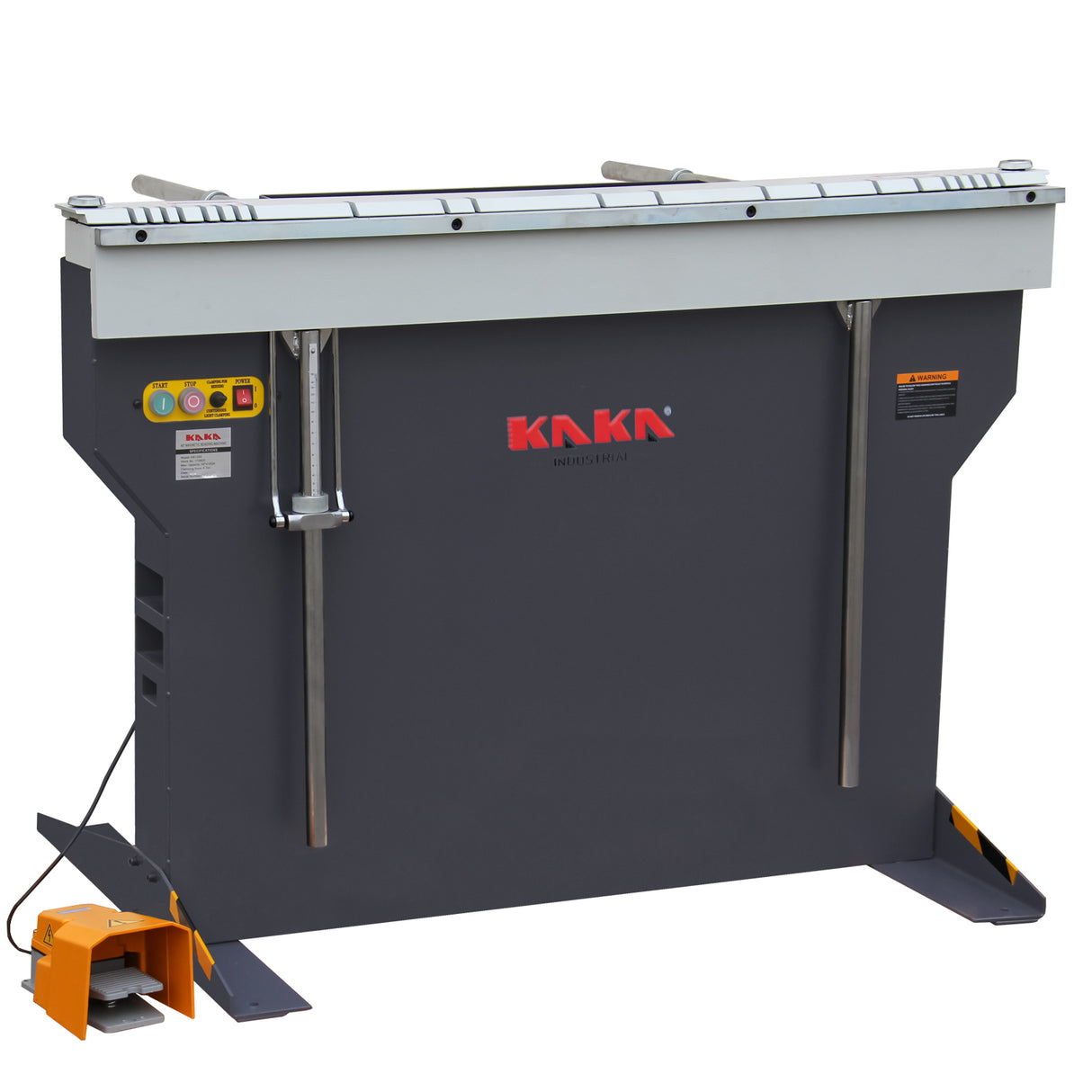 Magnetic Panbrake Folder EB-4816B, 1250mm x 1.6mm Mild Steel, 6-Ton Electromagnetic Pan Brakes, 180° Sheet Metal Bender