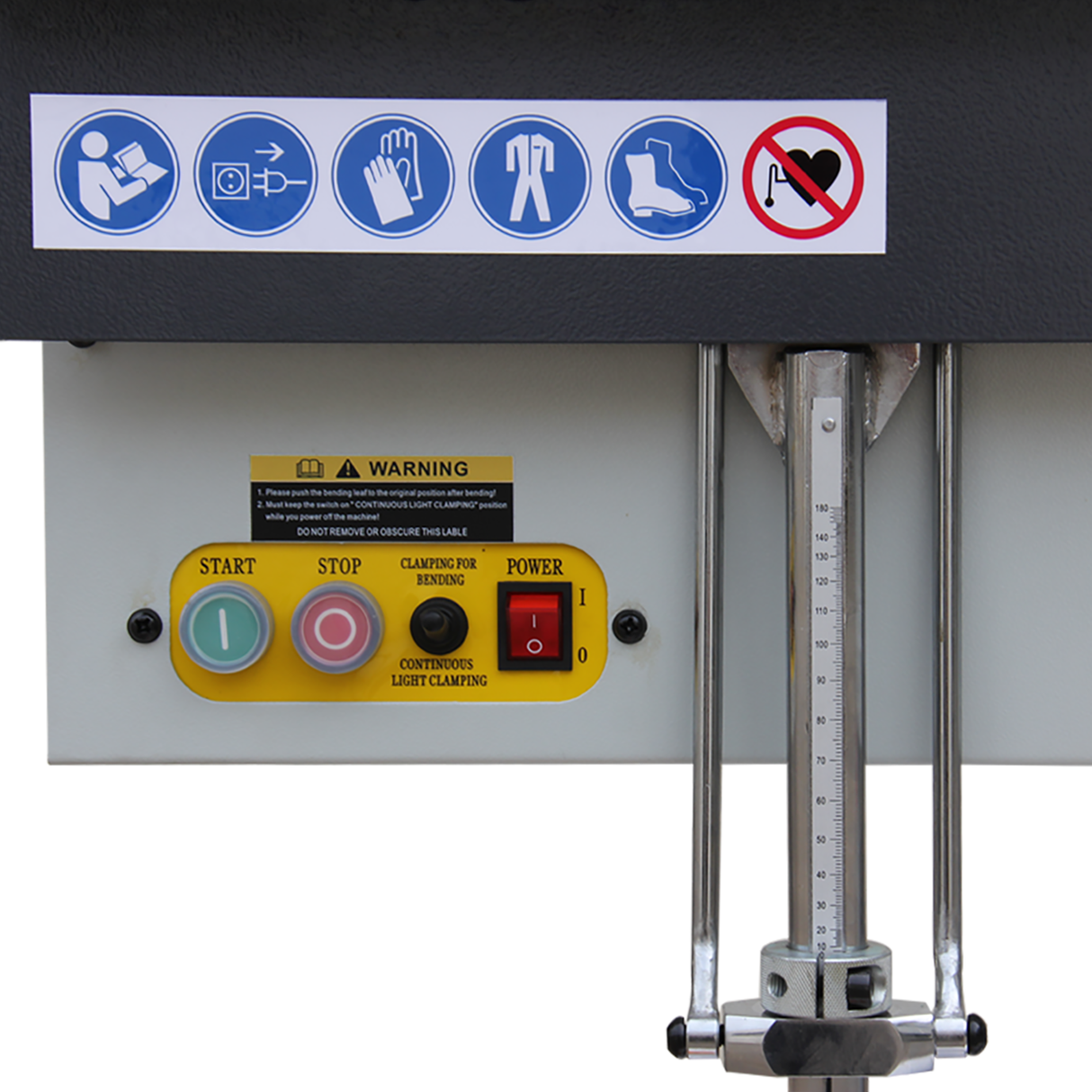 KANG Industrial EB-4816/B  Electromagnetic Bending Machine, 1250x1.6 mm Pan Box Brake, 240V Power Metal Brake