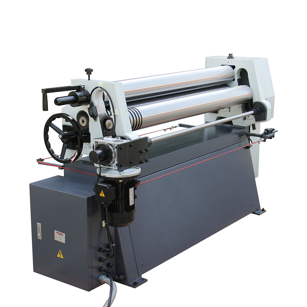 KANG Industrial ESR-5108E, 1300x4.5mm Plate Rolling Machine, Slip Roll Machine with Motrized Rear Roller, Industrial Grade Sheet Metal Fabrication Machine