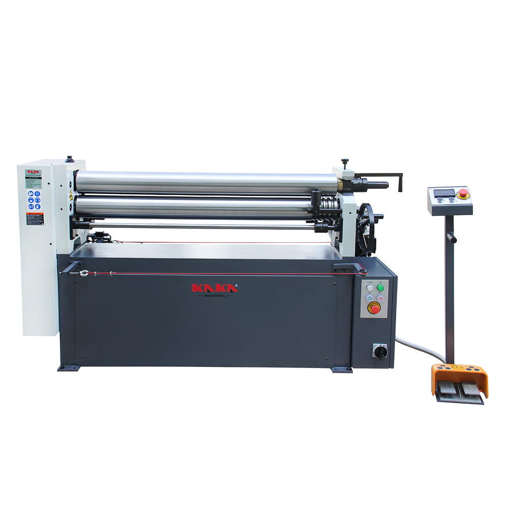 KANG Industrial ESR-5108E, 1300x4.5mm Plate Rolling Machine, Slip Roll Machine with Motrized Rear Roller, Industrial Grade Sheet Metal Fabrication Machine