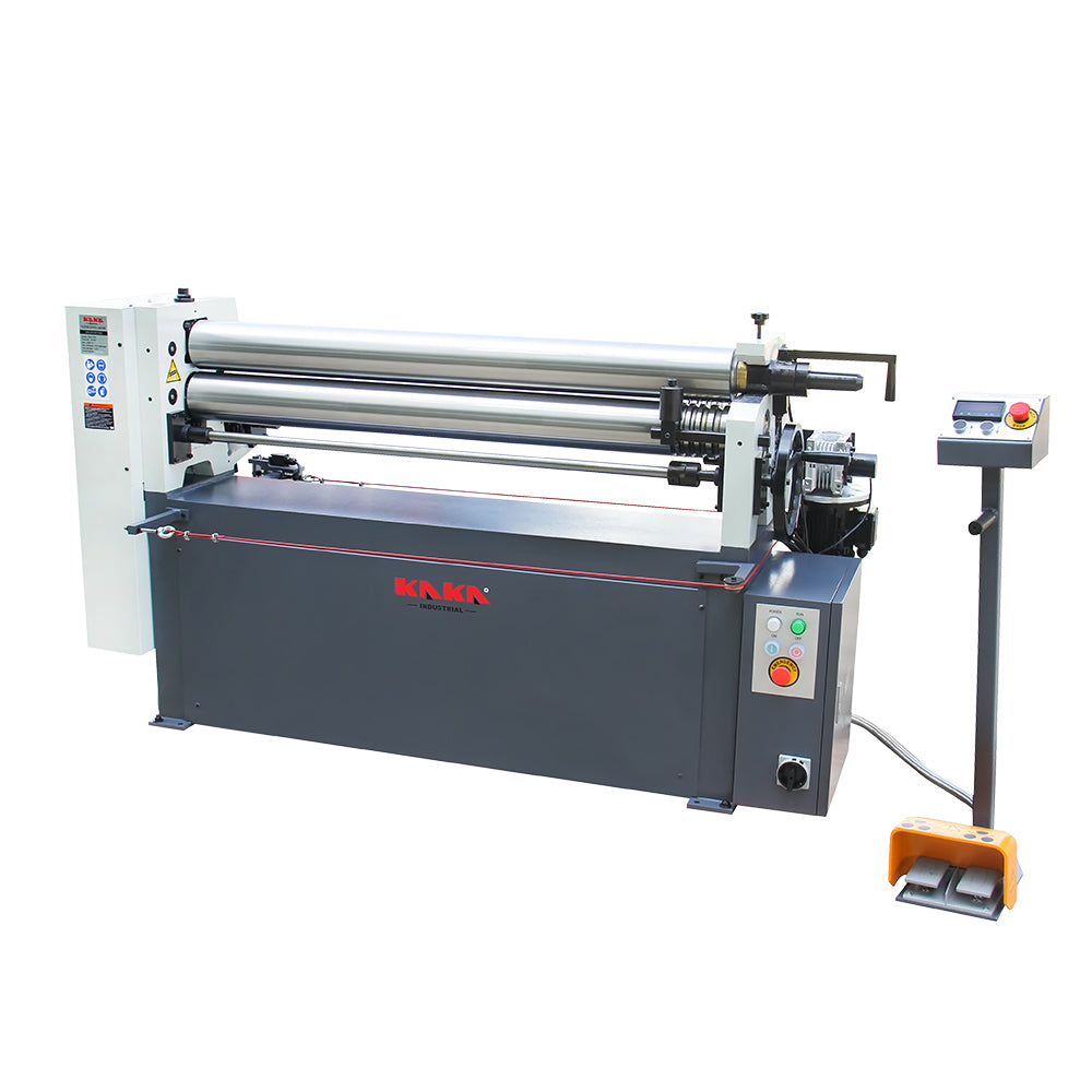 KANG Industrial ESR-5108E, 1300x4.5mm Plate Rolling Machine, Slip Roll Machine with Motrized Rear Roller, Industrial Grade Sheet Metal Fabrication Machine