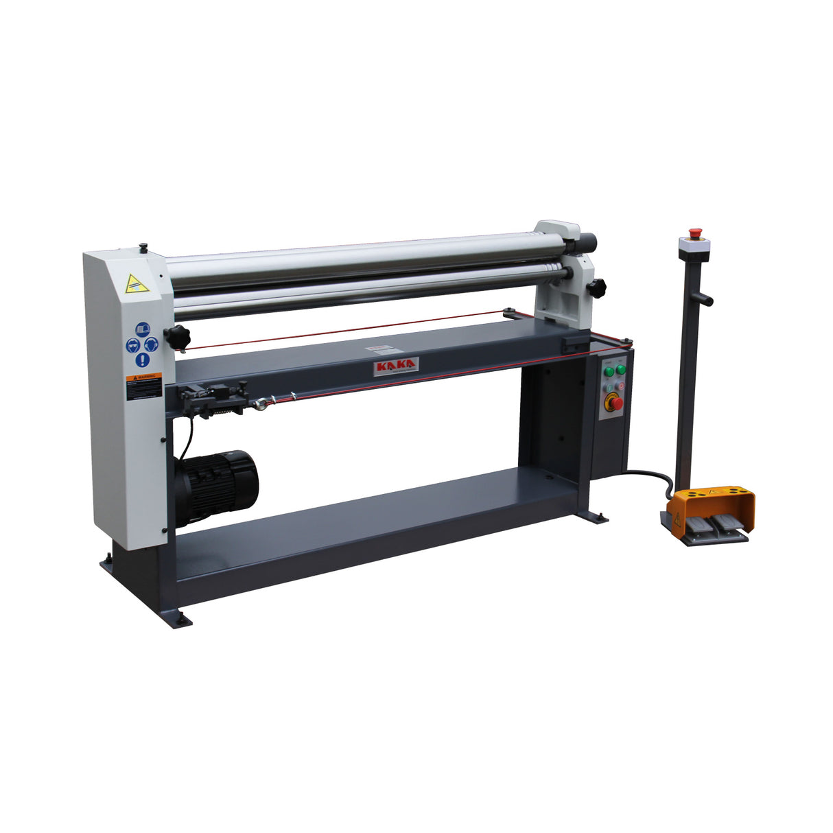 Motorized Plate Curving Rolls ESR-5116, 1300x1.5mm Sheet Metal Curve Rollers & 75mm Dia. Roller, Asymmetrical Sheet Roller