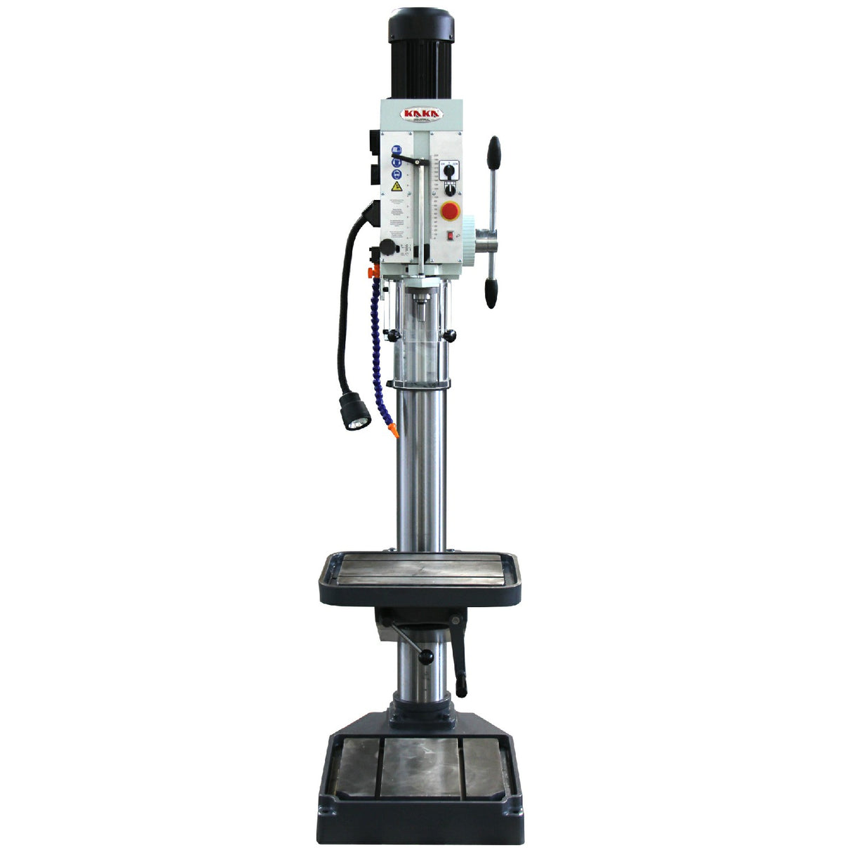KANG Industrial GD-40, Gear Head Drill Machine with Coolant System, MT4 Spindle Taper
