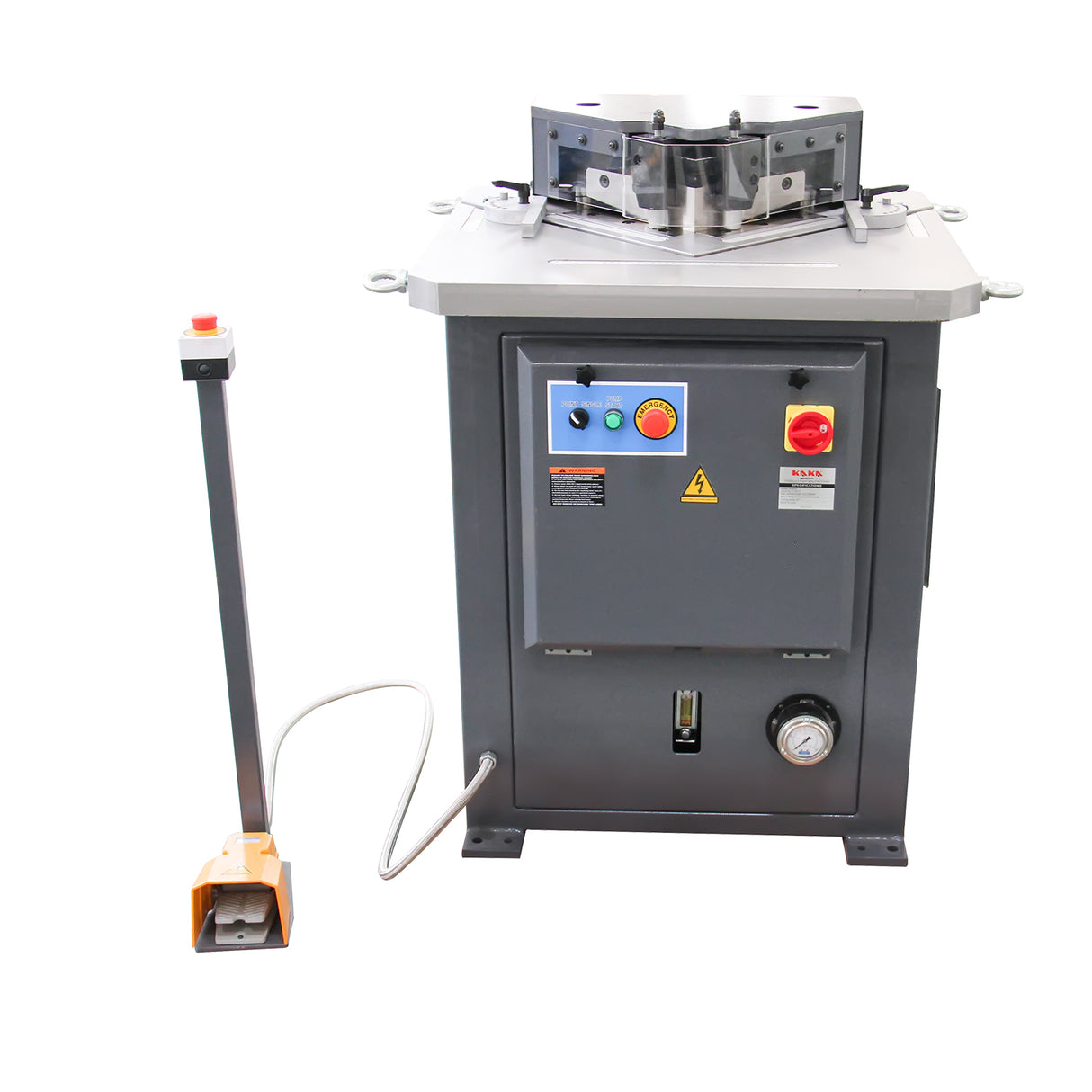 Kang Industrial HNM-6 Notcher, 6mm Capacity, Fixed Angle, 250mm Notcher Size