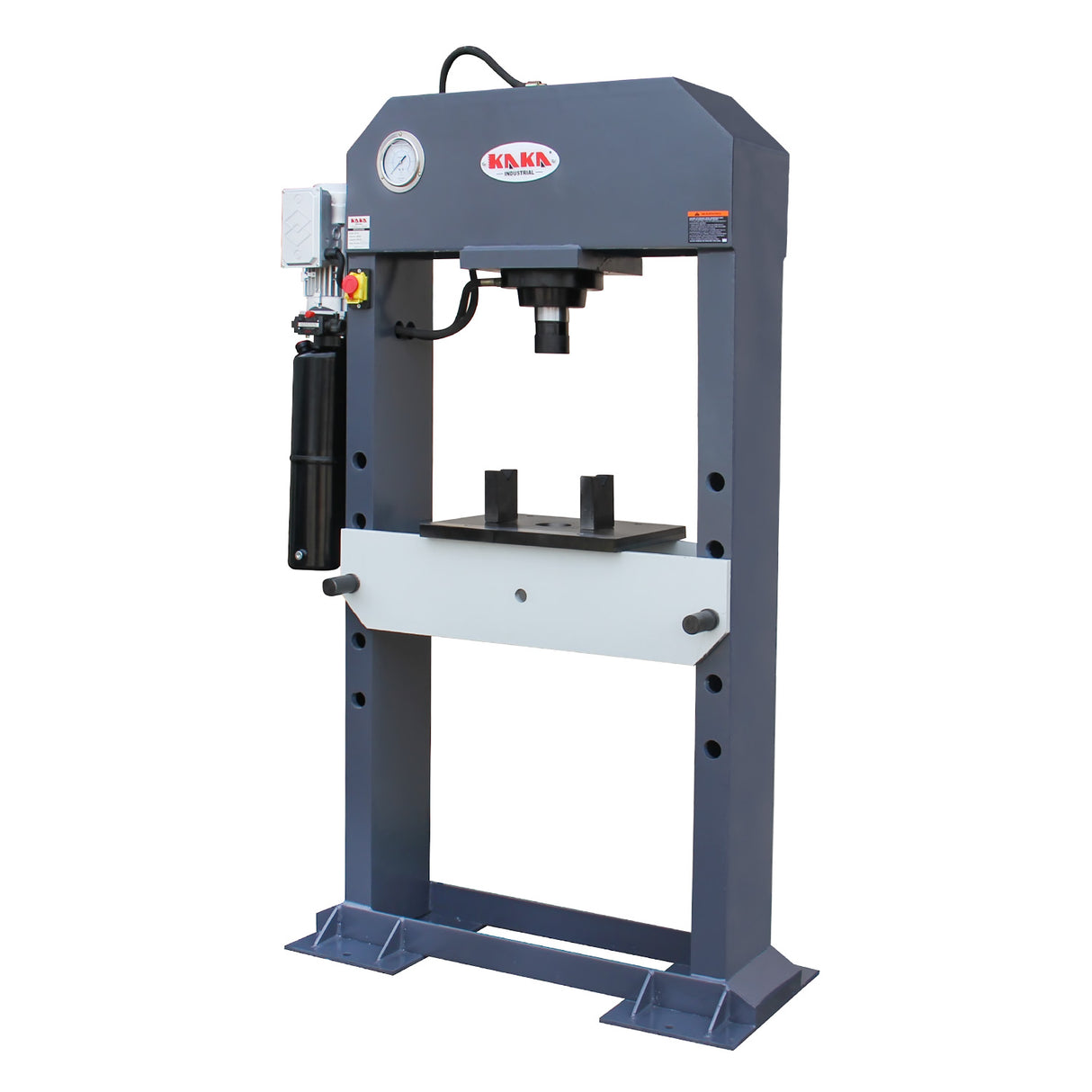 Kang Industrial HP-50 Hydraulic Press, 50 Tone Pressure, Motorized Industrial H Frame Shop Press