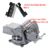 125mm Vice Brake Bender BDS-5 &  Bench Vice HPS-125