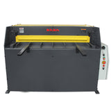 Hydraulic Guillotine HQ01-5214B, 1320x2mm Mild Steel Shearing Machine, 240V Single Phase Sheet Cutter with Manual Back Gauge