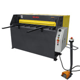 Hydraulic Guillotine HQ01-5214B, 1320x2mm Mild Steel Shearing Machine, 240V Single Phase Sheet Cutter with Manual Back Gauge