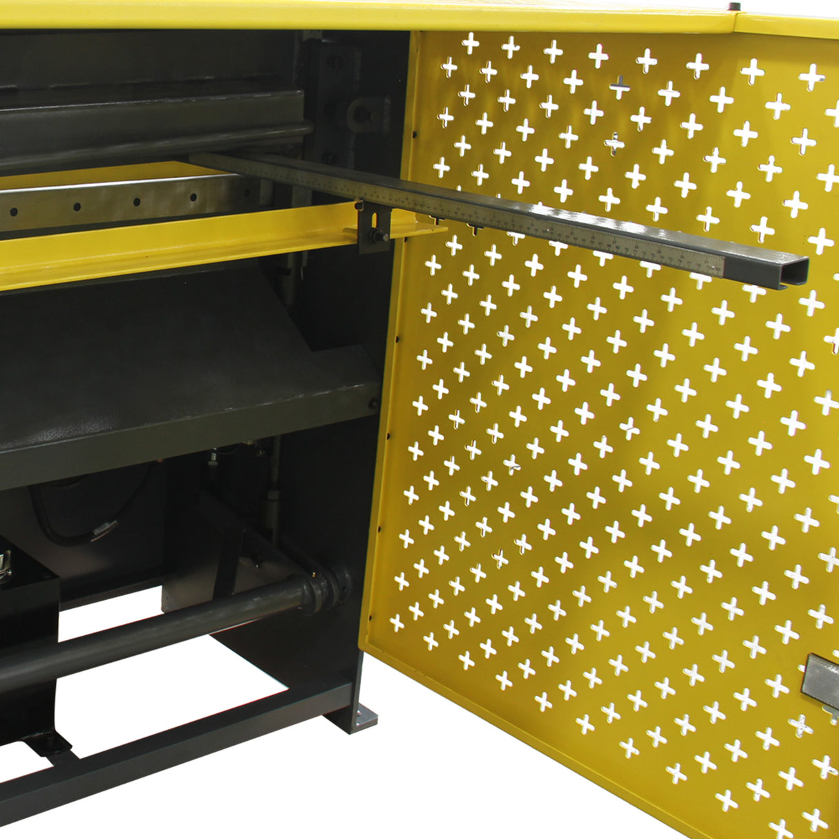 Hydraulic Guillotine HQ01-5214B, 1320x2mm Mild Steel Shearing Machine, 240V Single Phase Sheet Cutter with Manual Back Gauge